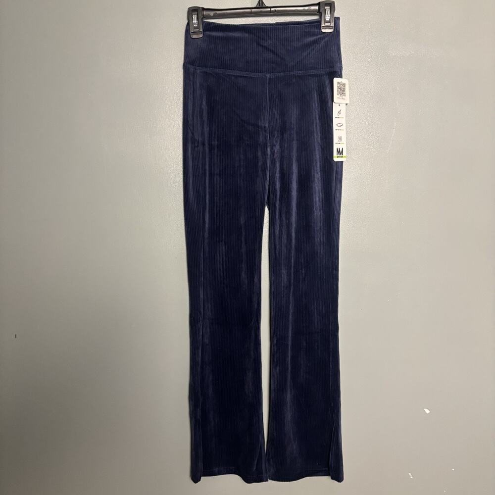 NWT Nicole Miller Sport Leggings Cord Navy Blue New Women’s Small Leisure Pants